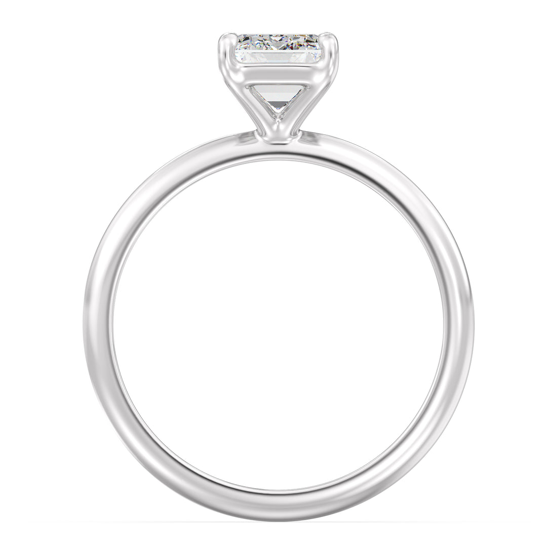 The Odette Ring - Emerald Cut Solitaire